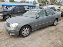 Salvage cars for sale from Copart Wichita, KS: 2002 Lexus LS 430