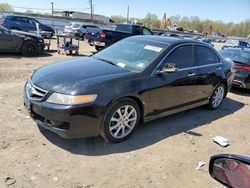 Salvage cars for sale from Copart Hillsborough, NJ: 2008 Acura TSX