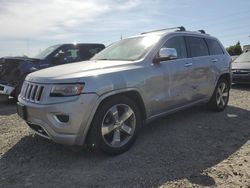 Salvage cars for sale at Eugene, OR auction: 2014 Jeep Grand Cherokee Overland