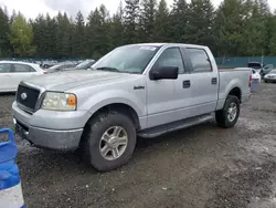 Salvage cars for sale from Copart Graham, WA: 2008 Ford F150 Supercrew
