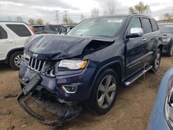 Salvage cars for sale from Copart Elgin, IL: 2015 Jeep Grand Cherokee Limited