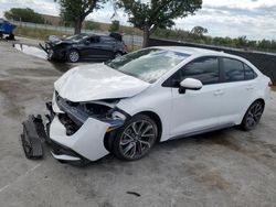 Salvage cars for sale from Copart Orlando, FL: 2021 Toyota Corolla SE