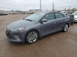 Salvage cars for sale at Colorado Springs, CO auction: 2017 Hyundai Ioniq Limited
