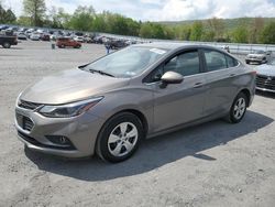 Vehiculos salvage en venta de Copart Grantville, PA: 2017 Chevrolet Cruze LT