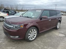 Vehiculos salvage en venta de Copart Leroy, NY: 2017 Ford Flex Limited