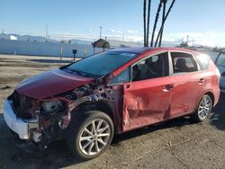 Salvage cars for sale at Van Nuys, CA auction: 2014 Toyota Prius V