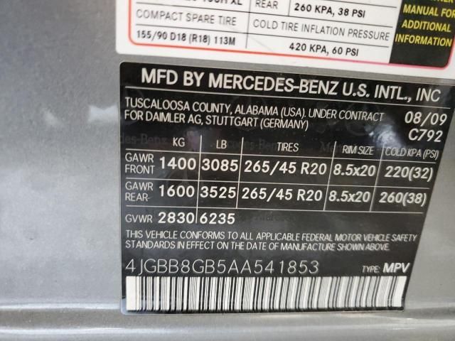 2010 Mercedes-Benz ML 350 4matic