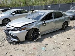 Salvage cars for sale from Copart Waldorf, MD: 2024 Toyota Camry SE Night Shade