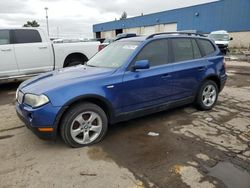 Salvage cars for sale from Copart Woodhaven, MI: 2007 BMW X3 3.0SI