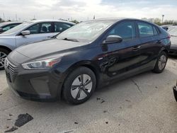 Salvage cars for sale at Dyer, IN auction: 2019 Hyundai Ioniq Blue