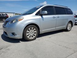 Salvage cars for sale at New Orleans, LA auction: 2015 Toyota Sienna XLE