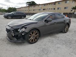 Salvage cars for sale at Opa Locka, FL auction: 2017 Mazda 6 Touring