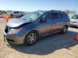 Salvage cars for sale at Mcfarland, WI auction: 2013 Honda Odyssey EXL