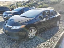 Honda salvage cars for sale: 2012 Honda Civic LX