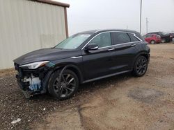 Salvage cars for sale from Copart Temple, TX: 2019 Infiniti QX50 Essential