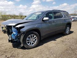 Salvage cars for sale at Columbia Station, OH auction: 2020 Chevrolet Traverse LT