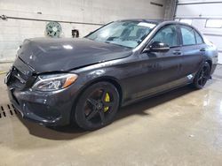 Salvage cars for sale from Copart Blaine, MN: 2017 Mercedes-Benz C 43 4matic AMG