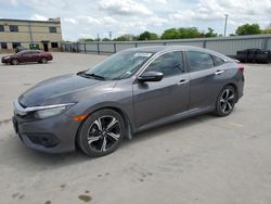 Honda salvage cars for sale: 2017 Honda Civic Touring