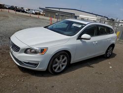 Salvage cars for sale at San Diego, CA auction: 2016 Volvo V60 T5 Premier