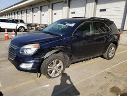 Salvage cars for sale from Copart Louisville, KY: 2017 Chevrolet Equinox LT