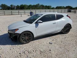 Salvage cars for sale at New Braunfels, TX auction: 2019 Hyundai Veloster Turbo