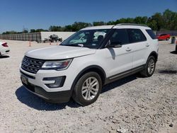 Salvage cars for sale from Copart New Braunfels, TX: 2017 Ford Explorer XLT