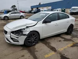 Salvage cars for sale from Copart Woodhaven, MI: 2017 Volvo S60