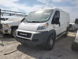 Salvage cars for sale from Copart Grand Prairie, TX: 2019 Dodge RAM Promaster 1500 1500 Standard