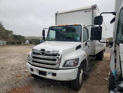 Salvage trucks for sale at Brookhaven, NY auction: 2018 Hino 258 268