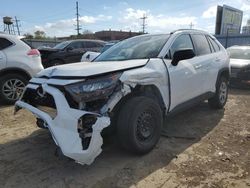 Salvage cars for sale at Chicago Heights, IL auction: 2021 Toyota Rav4 LE