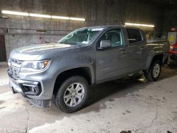 Salvage cars for sale from Copart Angola, NY: 2022 Chevrolet Colorado LT
