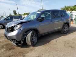 Vehiculos salvage en venta de Copart Miami, FL: 2021 Honda Passport EXL