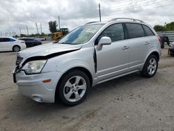 Salvage cars for sale at Miami, FL auction: 2014 Chevrolet Captiva LT
