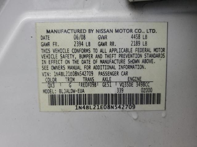 2008 Nissan Altima 3.5SE