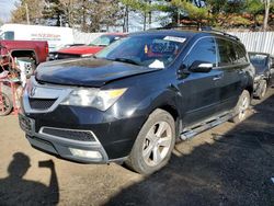 Salvage cars for sale at New Britain, CT auction: 2010 Acura MDX Technology