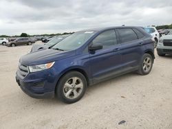 Salvage cars for sale at San Antonio, TX auction: 2016 Ford Edge SE
