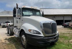 Salvage trucks for sale at Grand Prairie, TX auction: 2011 International Prostar