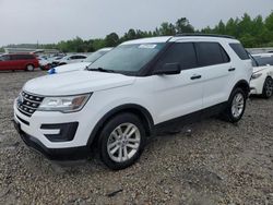 Salvage cars for sale from Copart Memphis, TN: 2017 Ford Explorer