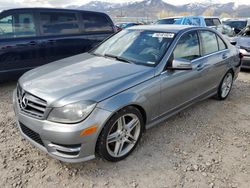 Salvage cars for sale from Copart Magna, UT: 2014 Mercedes-Benz C 300 4matic