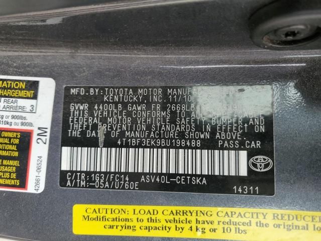 2011 Toyota Camry Base