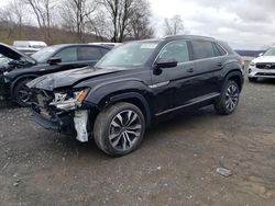 Salvage cars for sale at Marlboro, NY auction: 2021 Volkswagen Atlas Cross Sport SEL Premium R-Line