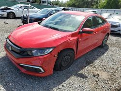 Honda Civic lx salvage cars for sale: 2020 Honda Civic LX