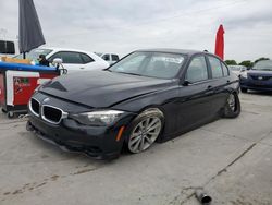 Salvage cars for sale at Grand Prairie, TX auction: 2016 BMW 320 XI