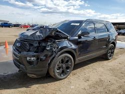 Salvage cars for sale at Brighton, CO auction: 2019 Ford Explorer Sport