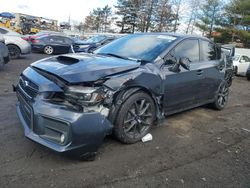 Salvage cars for sale at New Britain, CT auction: 2019 Subaru WRX Limited