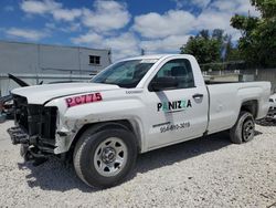 Salvage cars for sale from Copart Opa Locka, FL: 2017 GMC Sierra C1500