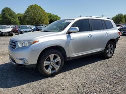 Salvage cars for sale at Mocksville, NC auction: 2012 Toyota Highlander Limited