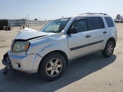 Salvage cars for sale from Copart Fresno, CA: 2011 Honda Pilot LX
