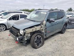 Salvage cars for sale at Sacramento, CA auction: 2016 Jeep Renegade Trailhawk