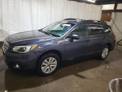 Salvage cars for sale from Copart Ebensburg, PA: 2015 Subaru Outback 2.5I Premium